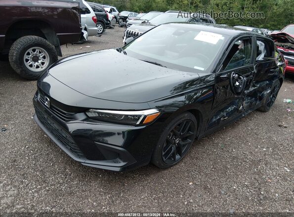 2HGFE2F54NH605749 2022 HONDA CIVIC Black Front left