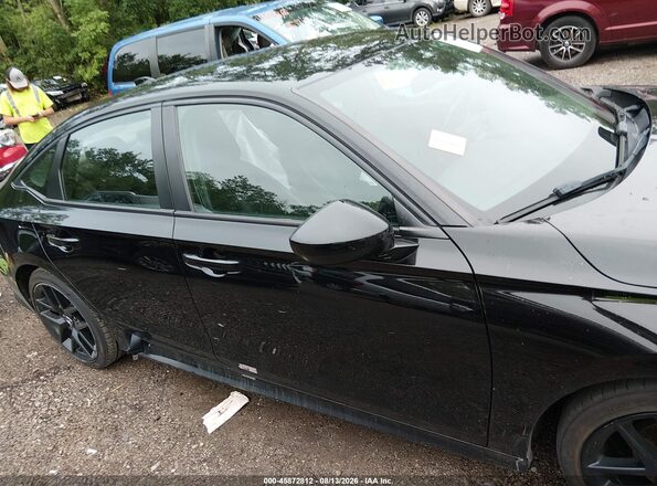 2HGFE2F54NH605749 2022 HONDA CIVIC Black Rear interior view