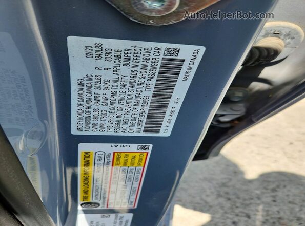 2HGFE2F54PH529095 2023 HONDA CIVIC Silver Շարժիչի բաժամունքի տեսք