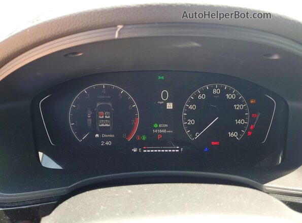 2HGFE2F54PH544938 2023 HONDA CIVIC Серебряный Вид щитка приборов