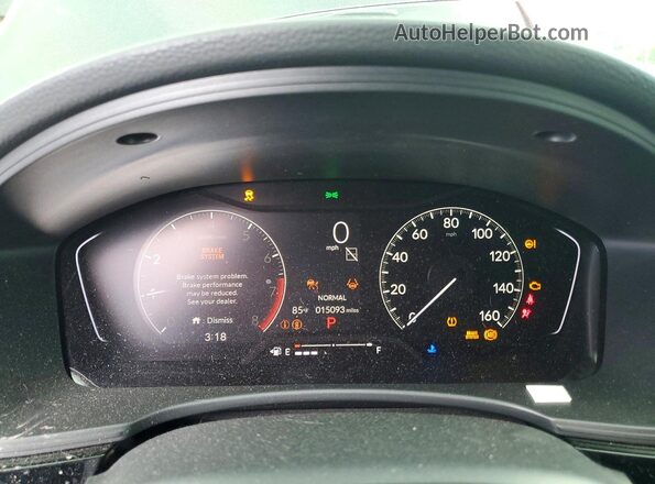 2HGFE2F54SH538954 2025 HONDA CIVIC Black Widok zestawu wskaźników
