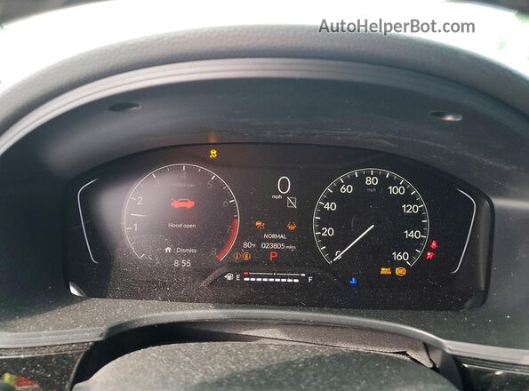 2HGFE2F54SH569024 2025 HONDA CIVIC White Widok zestawu wskaźników