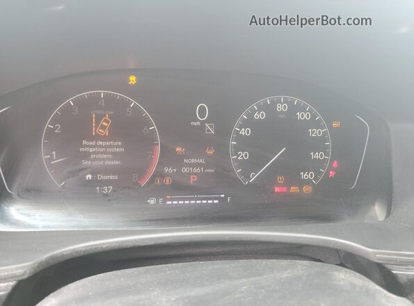 2HGFE2F54SH569833 2025 HONDA CIVIC Black Widok zestawu wskaźników