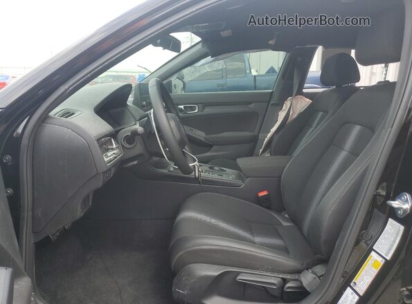 2HGFE2F54SH569833 2025 HONDA CIVIC Black Widok wnętrza z przodu