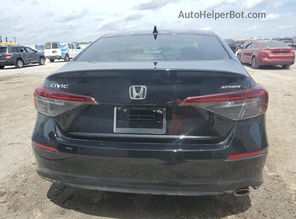 2HGFE2F54SH569833 2025 HONDA CIVIC Black Widok z tyłu