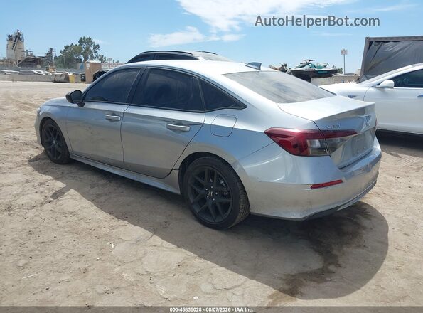 2HGFE2F54SH587054 2025 HONDA CIVIC Silver Trasero izquierdo