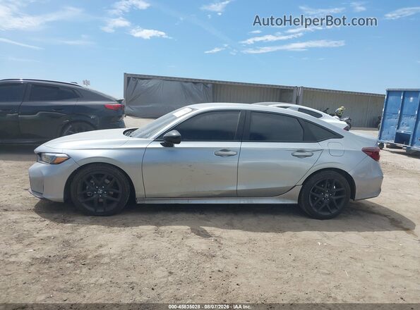 2HGFE2F54SH587054 2025 HONDA CIVIC Silver Vista interior de 360 grados
