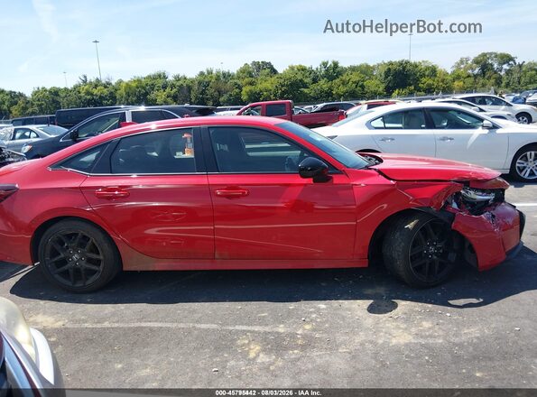 2HGFE2F54SH594361 2025 HONDA CIVIC Red Սալոնի հետևի տեսք