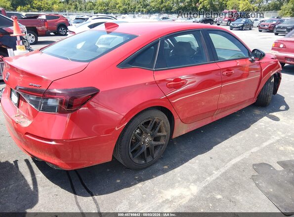 2HGFE2F54SH594361 2025 HONDA CIVIC Red Հետևի աջ