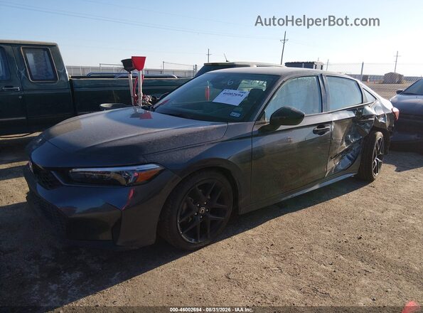 2HGFE2F54SH598667 2025 HONDA CIVIC Серый Передняя левая четверть