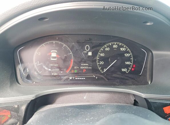 2HGFE2F54TH518883 2026 HONDA CIVIC Black Instrument cluster view