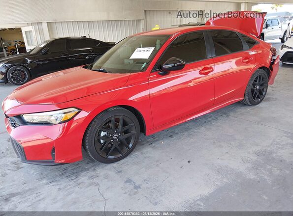 2HGFE2F54TH570482 2026 HONDA CIVIC Красный Передняя левая четверть