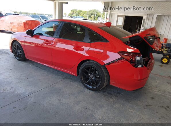 2HGFE2F54TH570482 2026 HONDA CIVIC Красный Задняя левая четверть