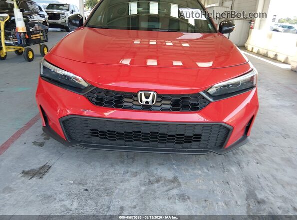2HGFE2F54TH570482 2026 HONDA CIVIC Красный Вид задней части салона