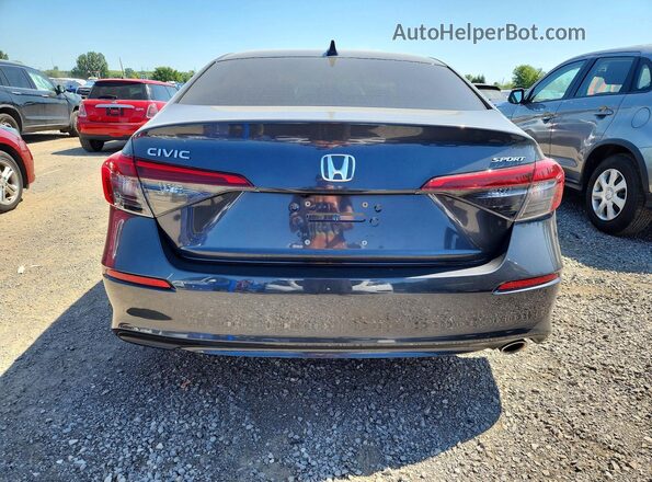2HGFE2F55NH120195 2022 HONDA CIVIC Gray Հետևի տեսք