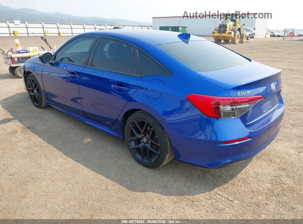 2HGFE2F55NH513016 2022 HONDA CIVIC Blue უკანა მარცხენა