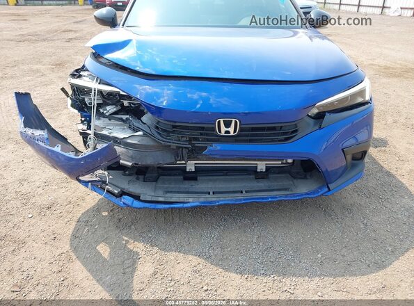 2HGFE2F55NH513016 2022 HONDA CIVIC Blue წინა ხედი