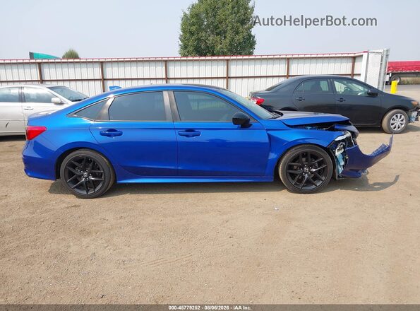 2HGFE2F55NH513016 2022 HONDA CIVIC Blue სალონის 360-გრადუსიანი ხედი