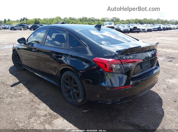 2HGFE2F55NH524033 2022 HONDA CIVIC Black Tył lewy