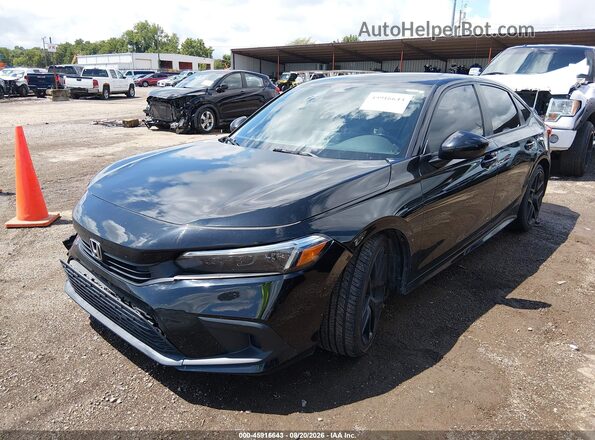 2HGFE2F55NH524033 2022 HONDA CIVIC Black Przód lewy