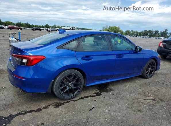 2HGFE2F55NH537428 2022 HONDA CIVIC Blue Trasero derecho
