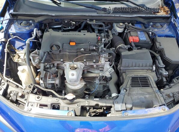 2HGFE2F55NH537428 2022 HONDA CIVIC Blue Vista interior trasera