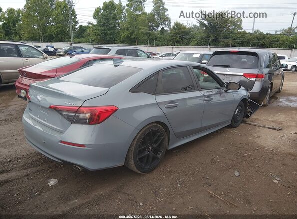 2HGFE2F55NH551541 2022 HONDA CIVIC Blue უკანა მარჯვენა