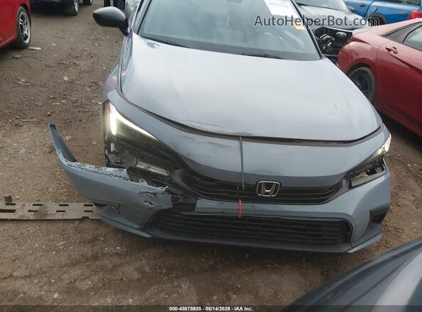 2HGFE2F55NH551541 2022 HONDA CIVIC Blue ხელსაწყოთა პანელის ხედი