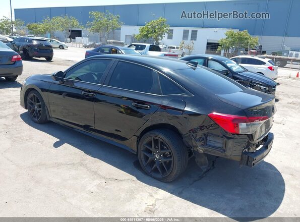 2HGFE2F55NH562765 2022 HONDA CIVIC Black Trasero izquierdo