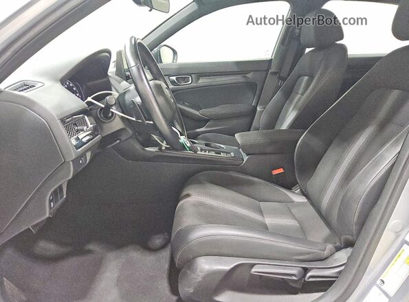2HGFE2F55NH584023 2022 HONDA CIVIC Серебряный Вид салона спереди