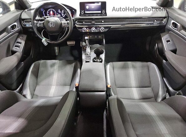 2HGFE2F55NH584023 2022 HONDA CIVIC Серебряный Вид панели приборов