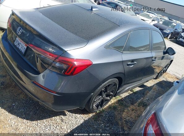 2HGFE2F55NH607378 2022 HONDA CIVIC Gray Հետևի աջ