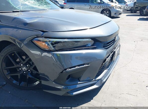 2HGFE2F55NH607378 2022 HONDA CIVIC Gray 