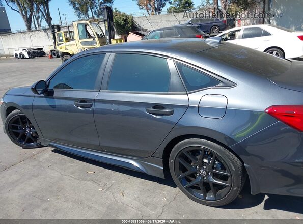 2HGFE2F55NH607378 2022 HONDA CIVIC Gray Սալոնի 360 աստիճան տեսք