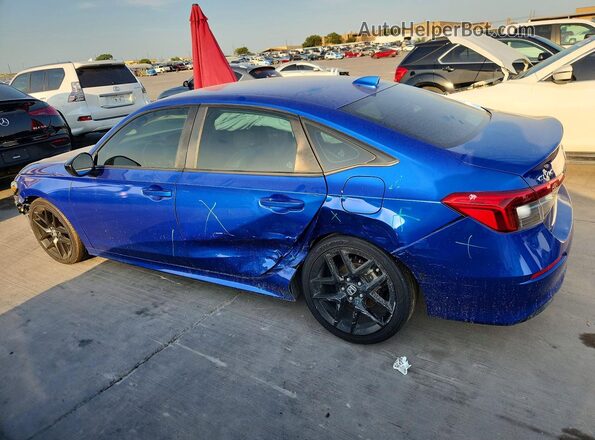 2HGFE2F55NH609440 2022 HONDA CIVIC Blue უკანა მარცხენა