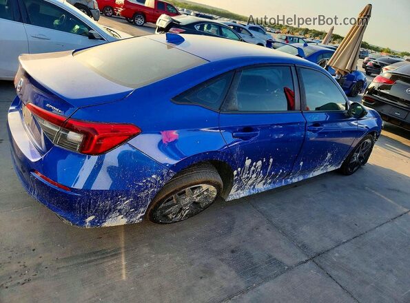 2HGFE2F55NH609440 2022 HONDA CIVIC Blue უკანა მარჯვენა