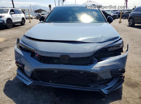 2HGFE2F55PH536671 2023 HONDA CIVIC Gray წინა ხედი