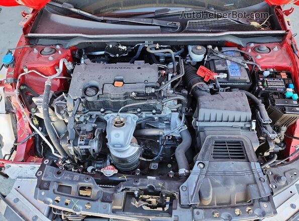2HGFE2F55PH541286 2023 HONDA CIVIC Red Սալոնի հետևի տեսք
