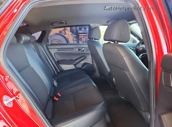 2HGFE2F55PH541286 2023 HONDA CIVIC Red Հետևի նստատեղերի տեսք