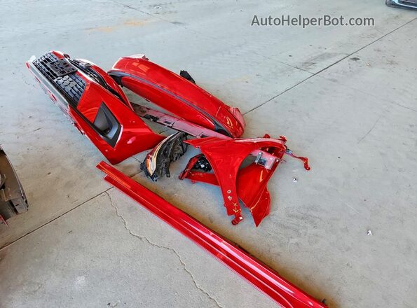 2HGFE2F55PH541286 2023 HONDA CIVIC Red Շարժիչի բաժամունքի տեսք