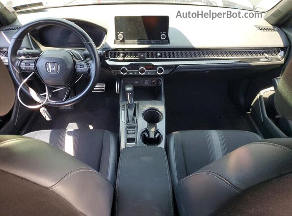 2HGFE2F55PH544656 2023 HONDA CIVIC Black Widok deski rozdzielczej
