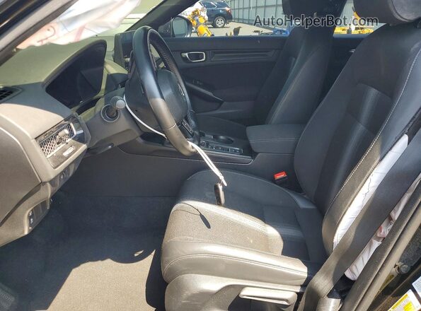 2HGFE2F55PH544656 2023 HONDA CIVIC Black Widok wnętrza z przodu