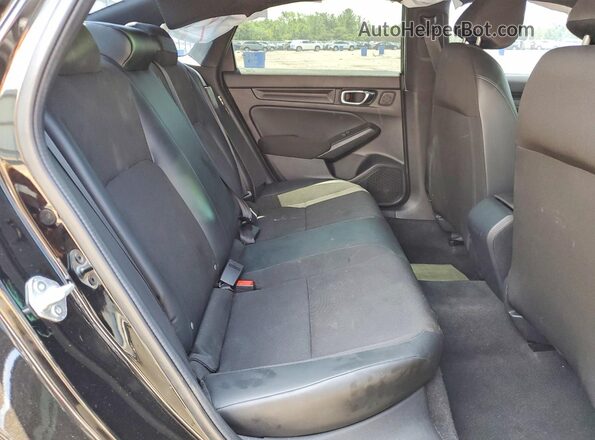2HGFE2F55PH544656 2023 HONDA CIVIC Black Widok tylnych siedzeń