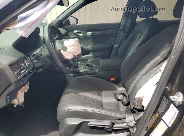 2HGFE2F55PH545452 2023 HONDA CIVIC Черный Вид салона спереди