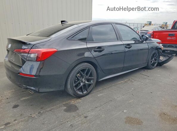 2HGFE2F55PH545452 2023 HONDA CIVIC Черный Задняя правая четверть