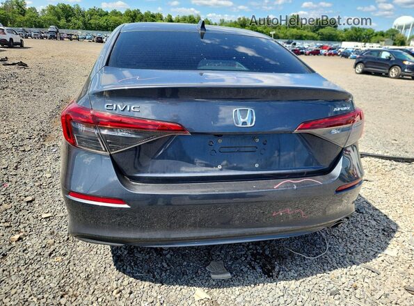 2HGFE2F55PH548481 2023 HONDA CIVIC Gray Widok z tyłu