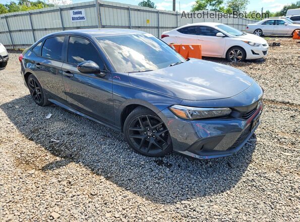 2HGFE2F55PH548481 2023 HONDA CIVIC Gray Przód prawy