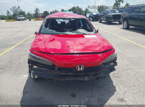 2HGFE2F55PH563739 2023 HONDA CIVIC Red Դիմացի տեսք