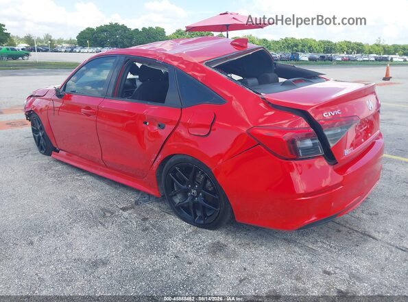 2HGFE2F55PH563739 2023 HONDA CIVIC Red Հետևի ձախ
