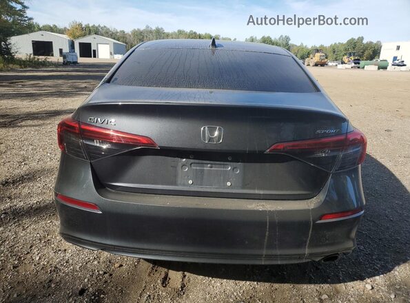 2HGFE2F55RH113544 2024 HONDA CIVIC Gray Հետևի տեսք